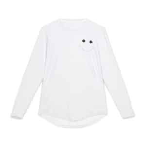Men's UV Long Sleeve Shirt — Yellow Drip Smiley Surf Fish Graphic